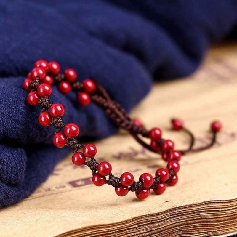 Women'S Fashion Jewellery - 사용자 정의 자연 붉은 진사 6mm