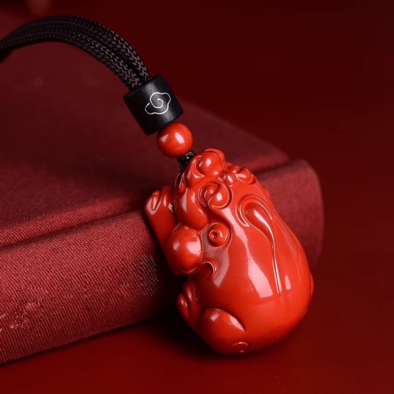 Women'S Fashion Jewellery - 패션 레드 시나버 옥 대형 픽시우