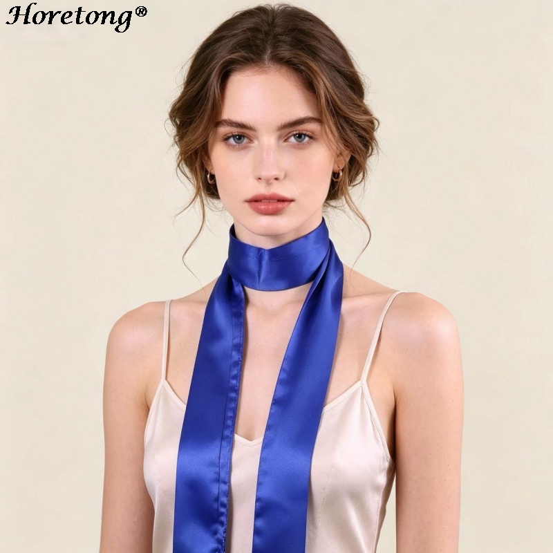 호레통 2026 신상 190cm 엑스트라 롱 새틴 스카 - Women Fashion Necktie 리뷰 및 가격