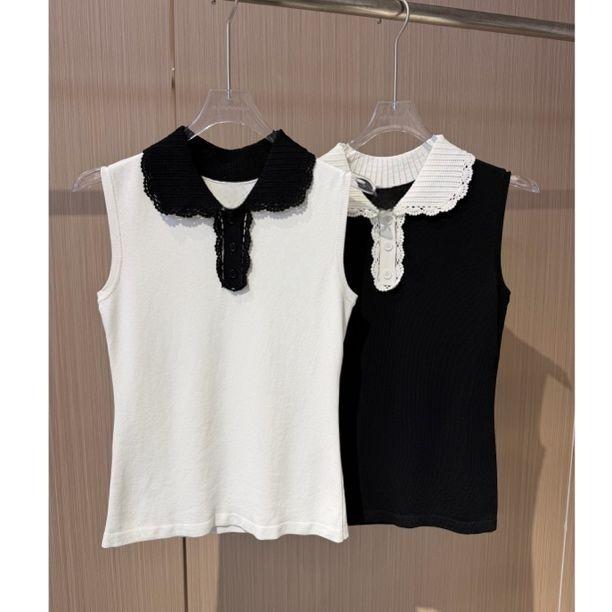 여성 라펠 니트 골프 조끼 2026 봄 슬리브리스 다용 - Women'S Fashion Vest Tops 리뷰 및 가격