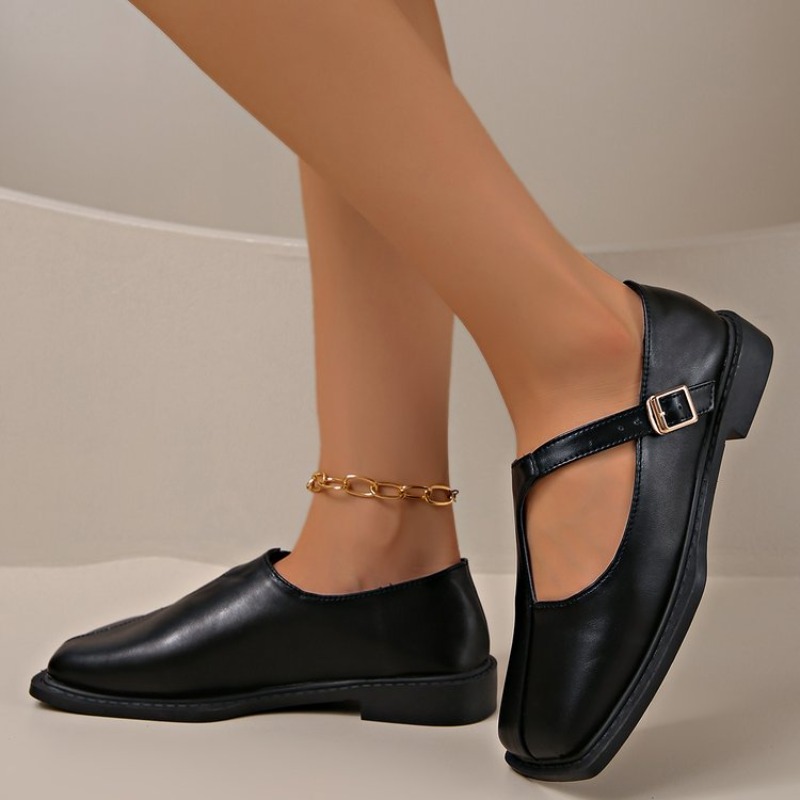 Comemore 레트로 로퍼 여성 가을 패션 스퀘어 토 - Women'S Fashion Shoes 리뷰 및 가격