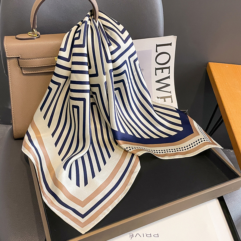 럭셔리 브랜드 Neckerchief 봄 광장 100%  - Women Fashion Necktie 리뷰 및 가격