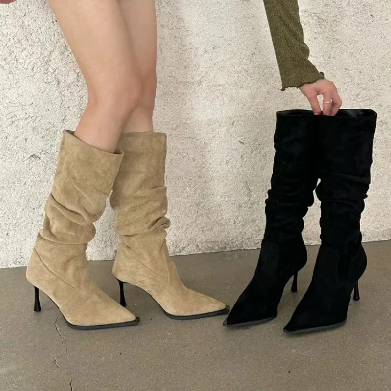 겨울용, 편안하고 따뜻하며, 일상복으로도 어울리는, 내 - Women'S Fashion Knee High Boots 리뷰 및 가격
