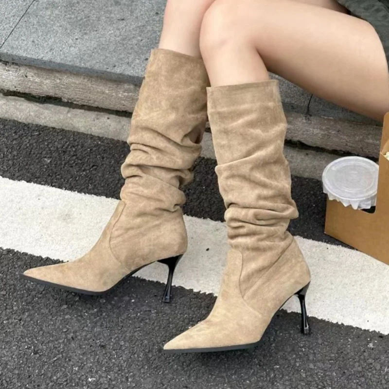 겨울용, 편안하고 따뜻하며, 일상복으로도 어울리는, 내 - Women'S Fashion Knee High Boots 리뷰 및 가격