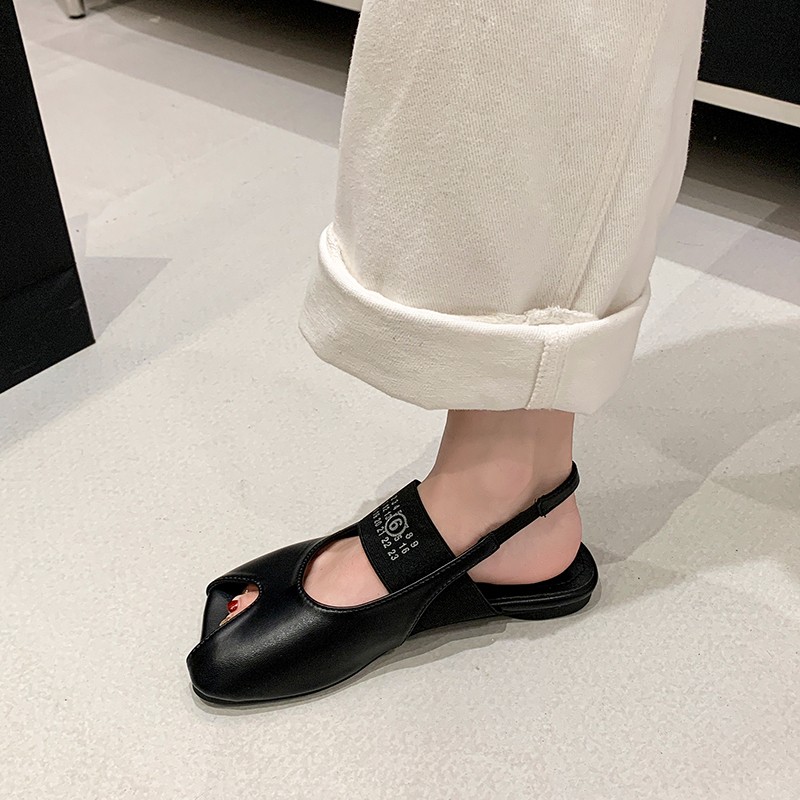 한국 스타일 니치 미니멀리스트 오픈토 피쉬 마우스 여성 - Women'S Fashion Korea 리뷰 및 가격