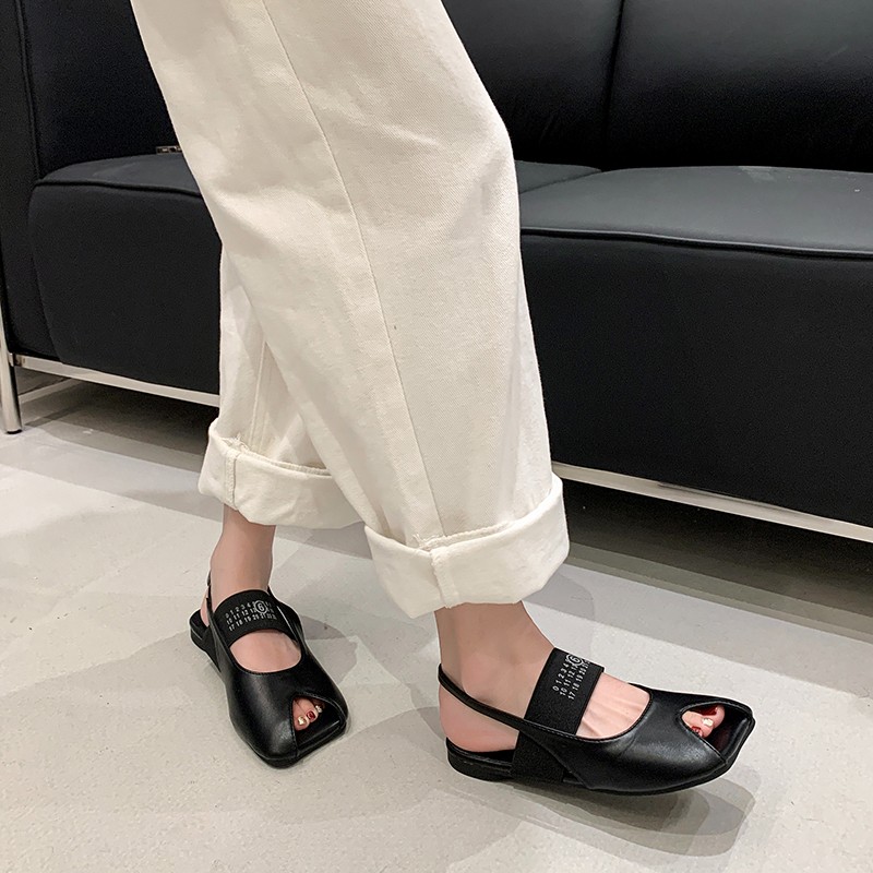 한국 스타일 니치 미니멀리스트 오픈토 피쉬 마우스 여성 - Women'S Fashion Korea 리뷰 및 가격