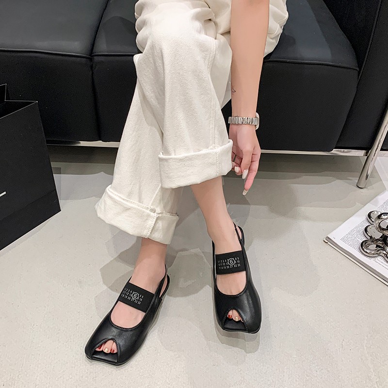 한국 스타일 니치 미니멀리스트 오픈토 피쉬 마우스 여성 - Women'S Fashion Korea 리뷰 및 가격