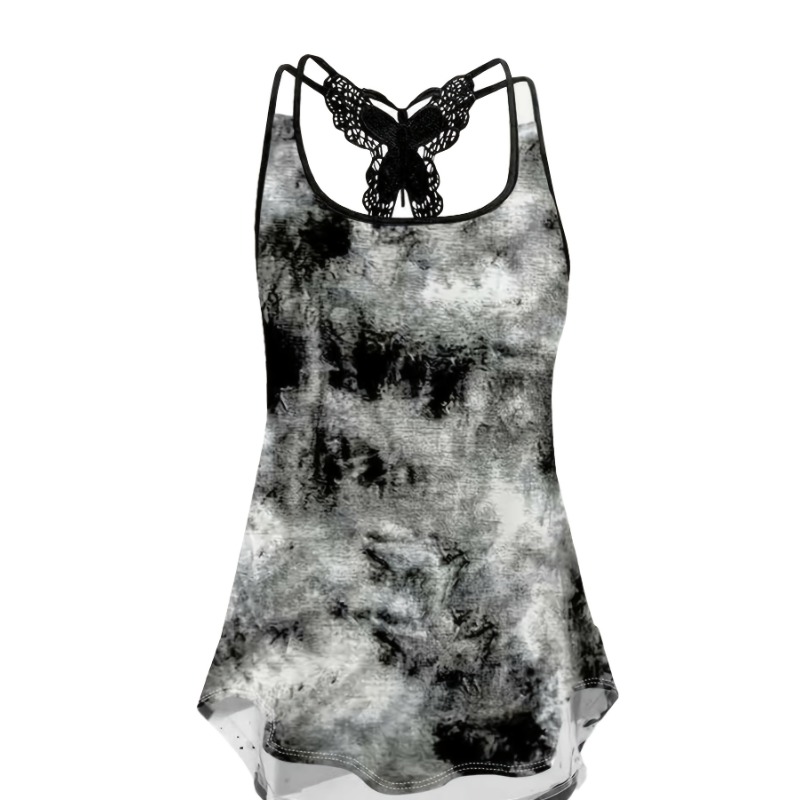 플러스 사이즈 1XL-5XL 프린트 탱크 탑 섹시 슬링 - Women'S Fashion Vest Tops 리뷰 및 가격